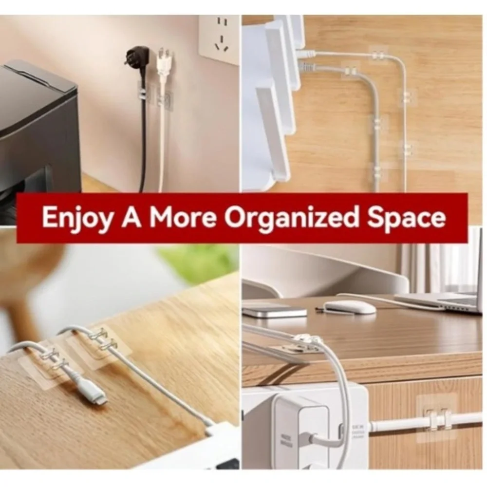 Hooks for Outdoor String Lights, 80 Pack‎ Heavy Duty Cable Clips